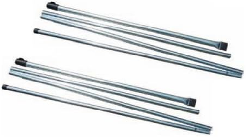 Sunncamp DT0052 Adjustable Rear Pad Poles for Awnings with Silver Steel Material - Picture 6 of 12