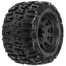 PRO118410 Pro-Line 1/8 Trencher X F/R 3.8" MT Tires Mounted 17mm Black  Raid (2)