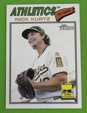 Nick Kurtz 2026 Topps Heritage All-Star Rookie Gold Cub Oakland Athletics #275