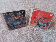 FINAL ZONE II + RED ALERT - PC ENGINE CD GAMES TURBO DUO TURBOGRAFX - BUNDLE LOT