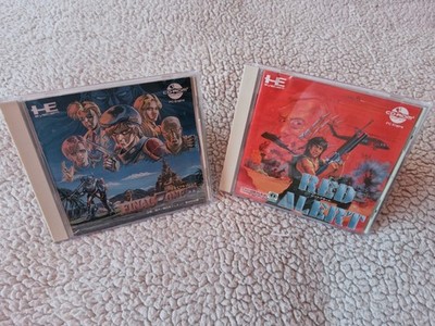 FINAL ZONE II + ALERT RED - PC ENGINE CD SPIELE TURBO DUO TURBOGRAFX - KONVOLUT LOT