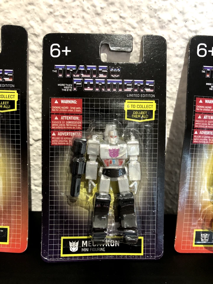 Transformers Optimus Prime Megatron Bumblebee G1 Hasbro Mini, Colección Completa - Imagen 3 de 4