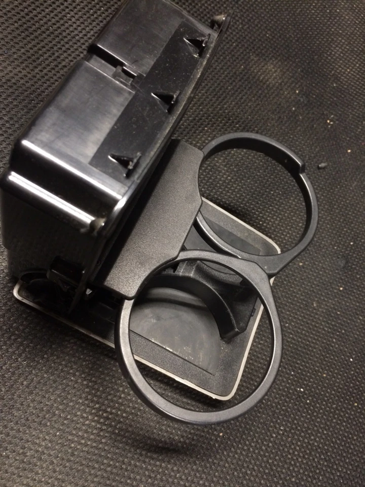 Portavasos trasero Subaru Forester 2003-2008 para consola central gris doble bebida Foto 2 de 4