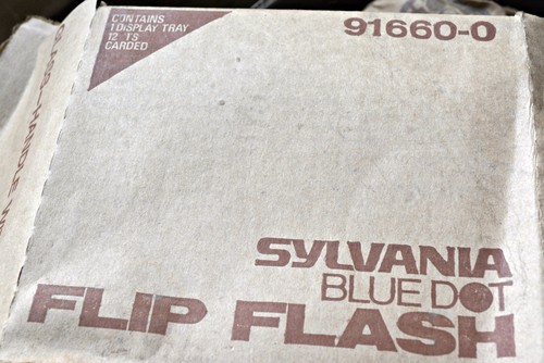 6-PK FLIP FLASH BARS Blue Dot SYLVANIA NEW Vintage Camera 91660 NEW Imperfect - Picture 5 of 6