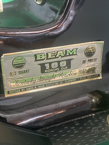 Jim Beam 1913 Model T Ford Vintage Car 1974 Decanter Empty - Picture 16 of 18