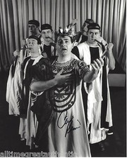 CARL REINER SIGNED AUTHENTIC SID CAESARS HOUR 8X10 PHOTO w/COA ACTOR COMEDIAN