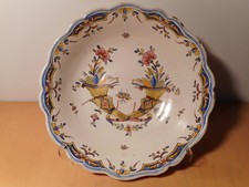 Coupe jatte faience gout Rouen