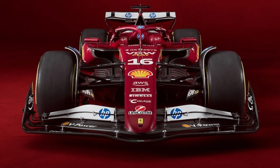 1/10 Scale Scuderia Ferrari 2025 F1 SF25 RC Car Clear Vinyl Sticker Sheet - Image 4 of 4