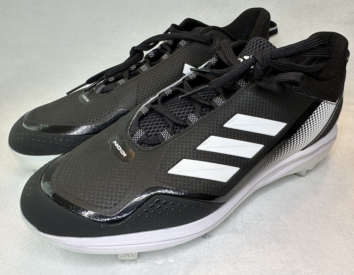 Adidas Icon 7 Metal Baseball Cleats Black FZ1558 Men