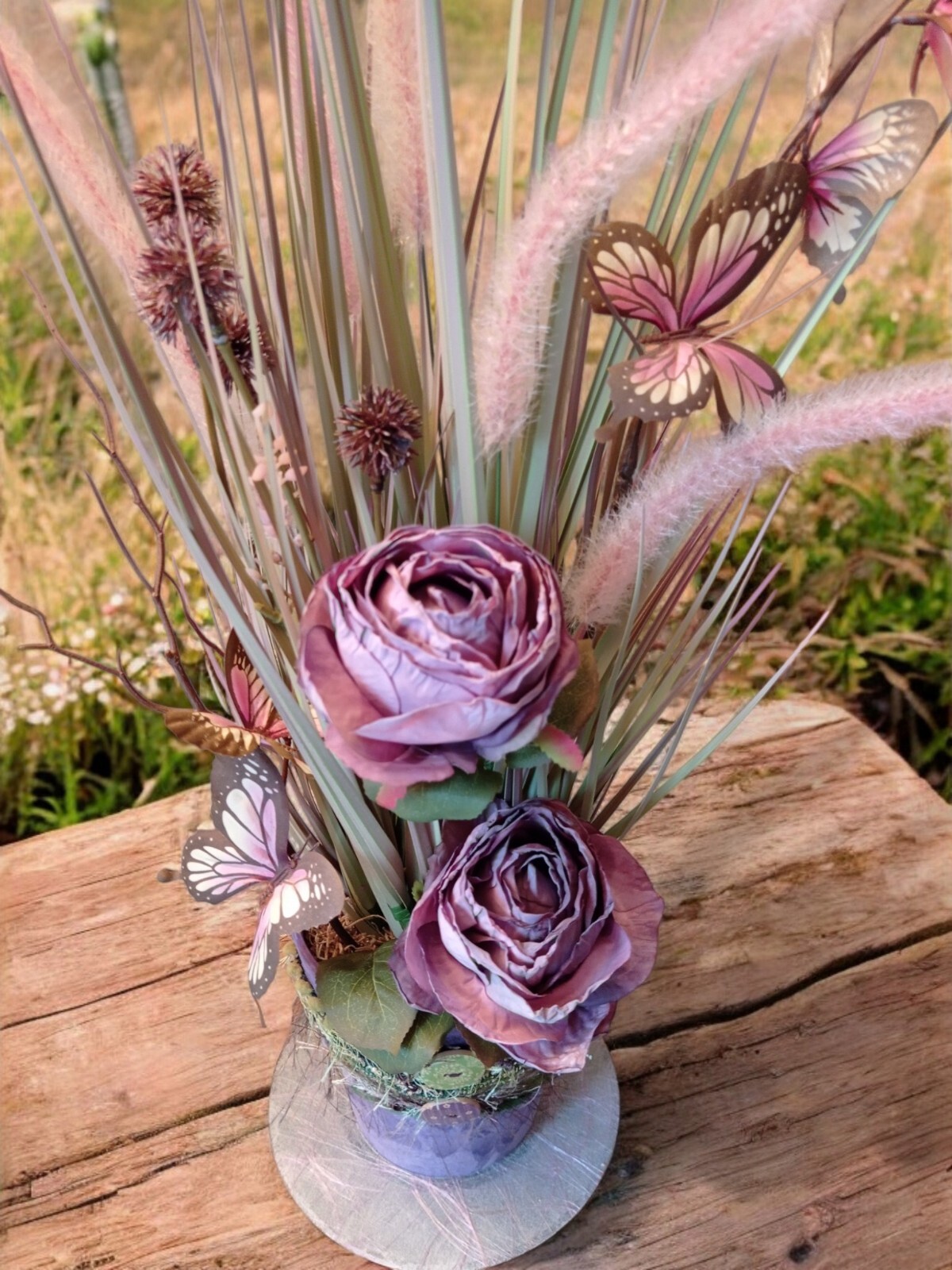 Composition florale décorative pour centre de table et salon moderne élégant - 3