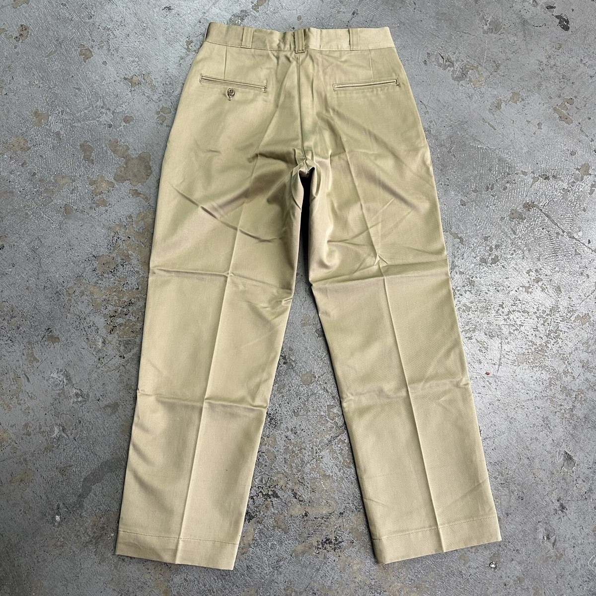 Vintage 60s US Army Military Khaki Chino Trouser Pants 32x29