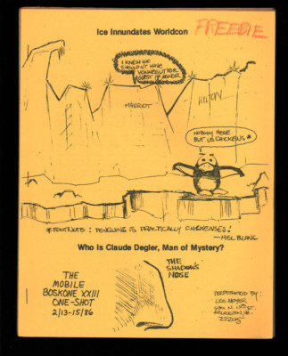 Ice Innundates Worldcon - Mobile Boskone XXIII One-Shot 1986 Fanzine Fandom