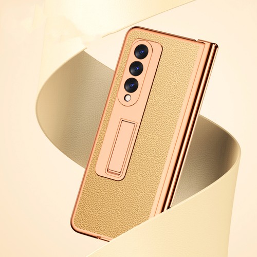For Samsung Galaxy Z Fold4 Metal Stand Case Built-in Screen Protector+Stylus Pen - Picture 4 of 4