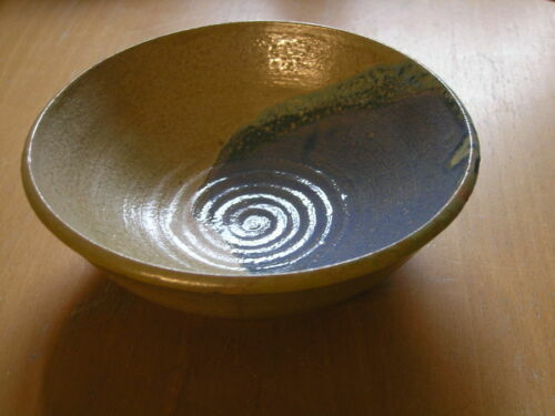Vintage William Creitz studio pottery large iris bowl mid Vintage William Creitz studio pottery large iris bowl mid