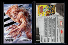 2024 Marvel Fleer Ultra Wolverine Base Set Green #9 Sasquatch
