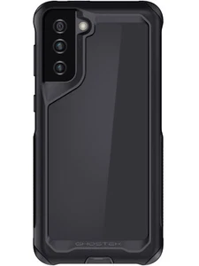 Ghostek ATOMIC slim Clear Metal Case Designed for Samsung Galaxy S21 S21+ Plus
