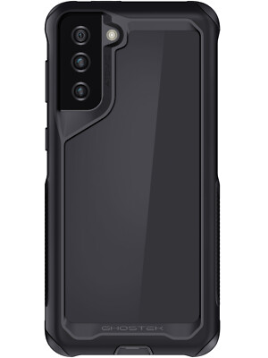 Ghostek ATOMIC slim Clear Metal Case Designed for Samsung Galaxy S21 S21+ Plus