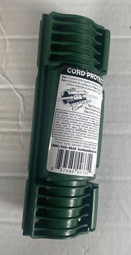 Cord Protect Outdoor Extension Cord Cover Plug Protection Green Twist and Seal - Picture 1 of 5