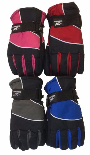 Outdoor Sports Winter Ski Thermal Insulation Kids Children Waterproof Gloves - Picture 2 of 11