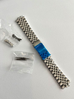 Cinturino Seiko 19mm estremità curva acciaio inox giubileo per Snxs80/79/75/73/79k/77k