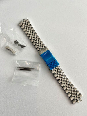 Seiko 19mm Curved End Stainless Steel Jubilee Strap for Snxs80/79/75/73/79k/77k