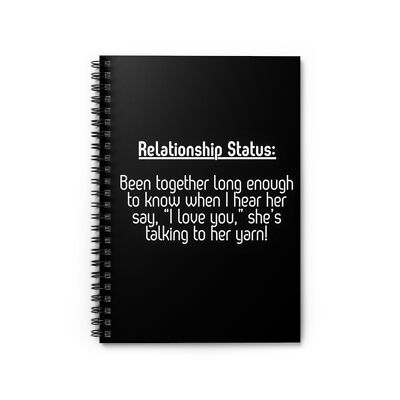 Relationship Status: Yarn Notebook Perfect for Crafting Couples 118 Pages