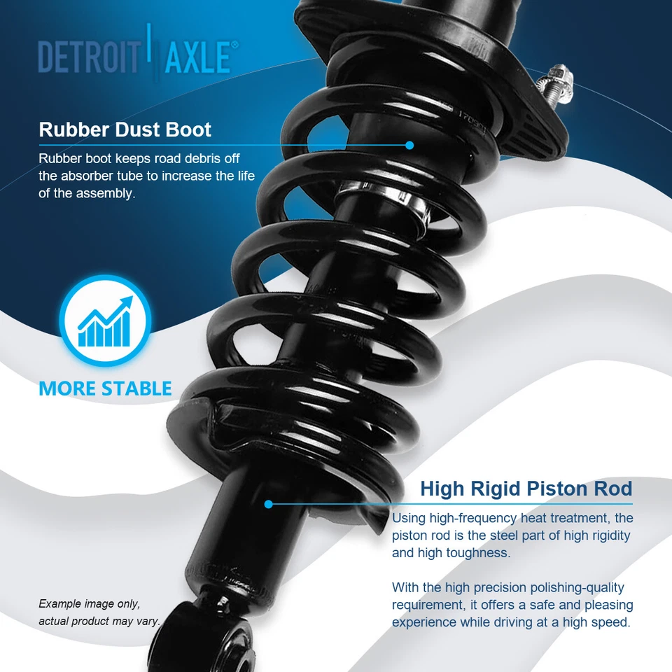 4pc Rear Struts Coil Spring Sway Bar for 2007 2008 2009 2010 2011 Honda CR-V CRV — 第 4/4 张图片