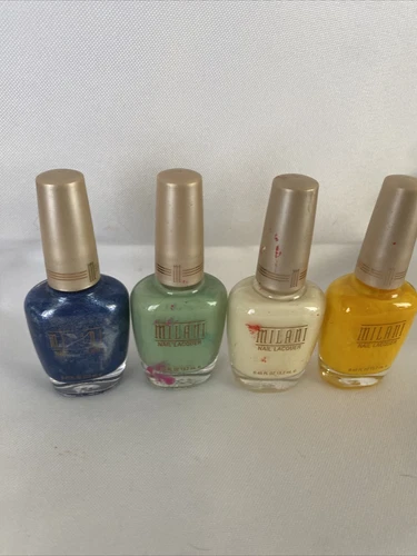 MILANI NAIL LACQUER mixed 4 lot NEW Read
