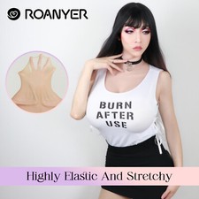 Roanyer Lifelike Silicone H Cup Fake Breasts Forms Costumes for Crossdresser Cos