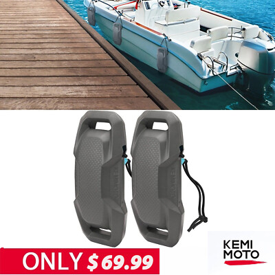 KEMIMOTO 2Pcs Docking Upgraded Boat Fenders Boat Bumpers