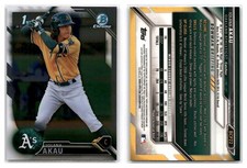 2016 Bowman Chrome Prospects #BCP22 Iolana Akau - Oakland Athletics