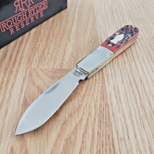 Rough Ryder Reserve Original Barlow Folding Knife Stainless Blade Bone Handle