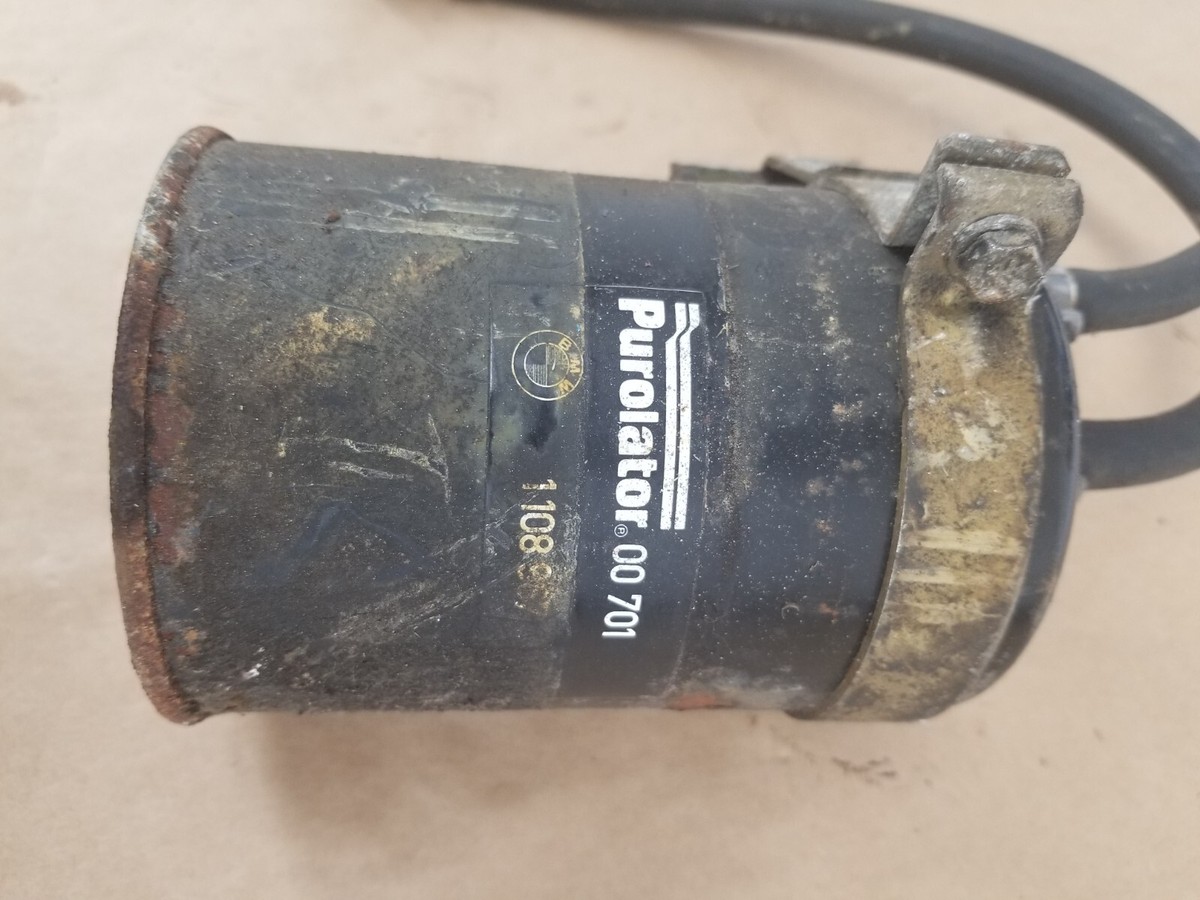1984-93 BMW E30 318i 325i 1108967 VAPOR CANISTER FILTER w/ BRACKET 