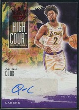 2019-20 Panini Court Kings Quinn Cook Auto 98/99 Lakers Court Kings Red