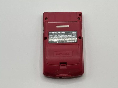 Nintendo Gameboy Color Red Console Only Region Free 0000 - Picture 3 of 7