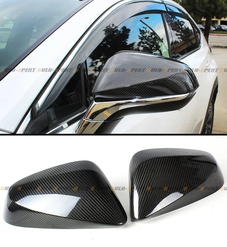 FOR 16-24 LEXUS RX350 RX450H & NX MODEL F-SPORT ADD-ON CARBON FIBER MIRROR COVER