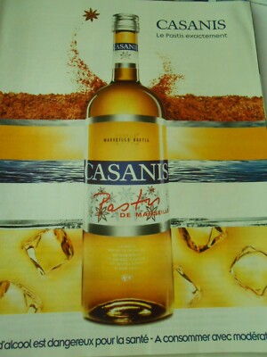 Pressewerbung 2004 Casanis le Pastis genau