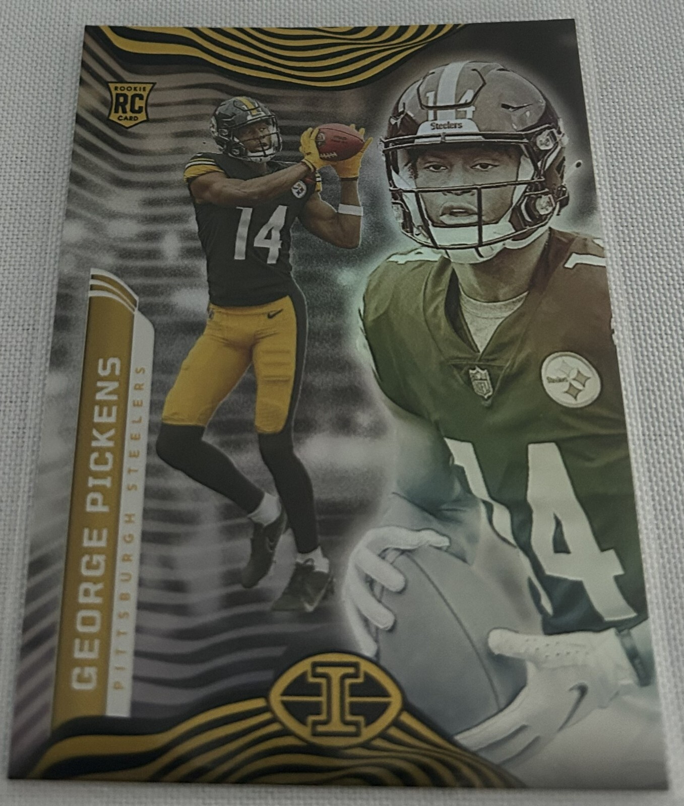 2022 Panini Illusions Football George Pickens Pittsburgh Steelers rookie #66