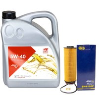 MotoröL Set 5W-40 5 Liter + ÖLfilter SH 4105 P FüR BMW 3Er 4 Cabriolet