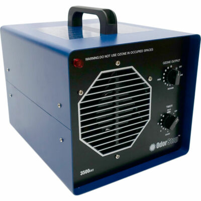 NEW OdorStop Ozone GeneratorUV Air Cleaner w/3 Ozone Plates-UV & Charcoal Filter