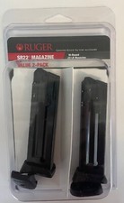 Ruger  SR22  .22LR 10 Round Magazine - 2 Pack-90647