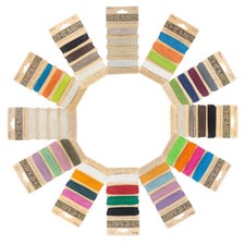 Craft County Colored 100 Natural Hemp Cord - Many Color Options - For Crafting