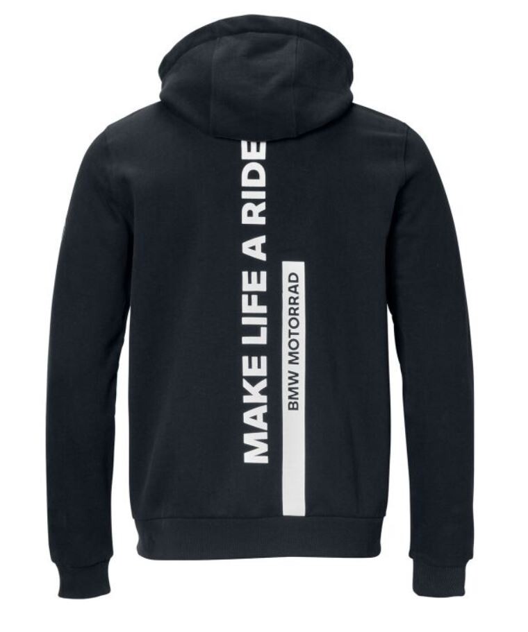 Original BMW Motorrad Zip-Hoodie MLAR Herren Schw. Kapuzenjacke XL  