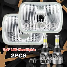 Dot 7x6 Inch Led Headlights Hilo Beam Drl Fit Honda Civic 1982-1985 Accord Dot 7x6 Inch Led Headlights Hilo Beam Drl Fit Honda Civic 1982-1985 Accord