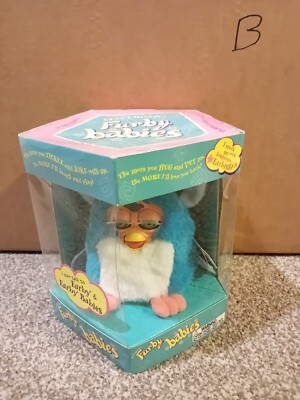 1999 Furby Babys - blau rosa weiße BLUMENKNOSPE Tiger Elektronik NEU VERSIEGELT