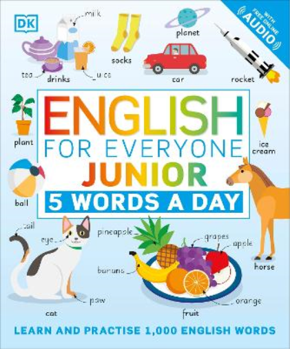 English for Everyone Junior 5 Words a Day (Tascabile) DK 5-Words a Day