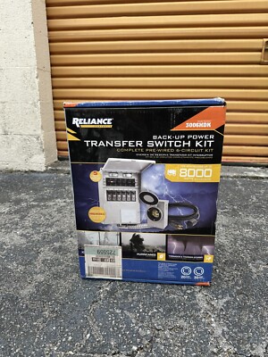 Reliance 8000-Watt 6-Circuit 30A Generator Transfer Switch Kit 306LRK