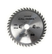 4-1/2" x 40 Tooth Carbide Tipped wood Saw Blade - 5/8" Bushing  