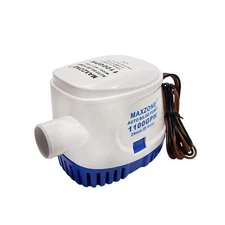 MAXZONE Automatic Submersible Boat Bilge Water Pump 12v 1100gph Auto with Flo...