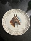 Vintage Ebrink Beech Bend Park Kentucky Souvenir Horse Plate- USA- 9.25”, EUC